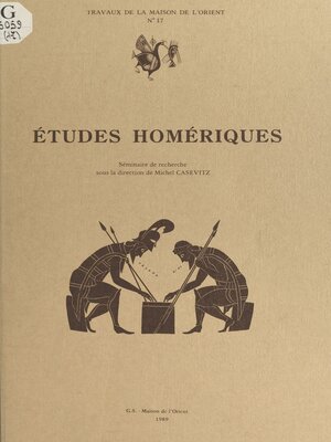 cover image of Études homériques